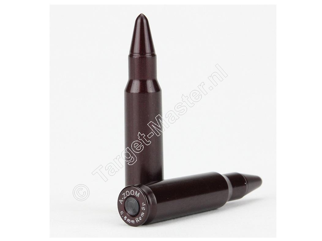 A-Zoom SNAP-CAPS 6.8mm Remington Safety Training Round package of 2.